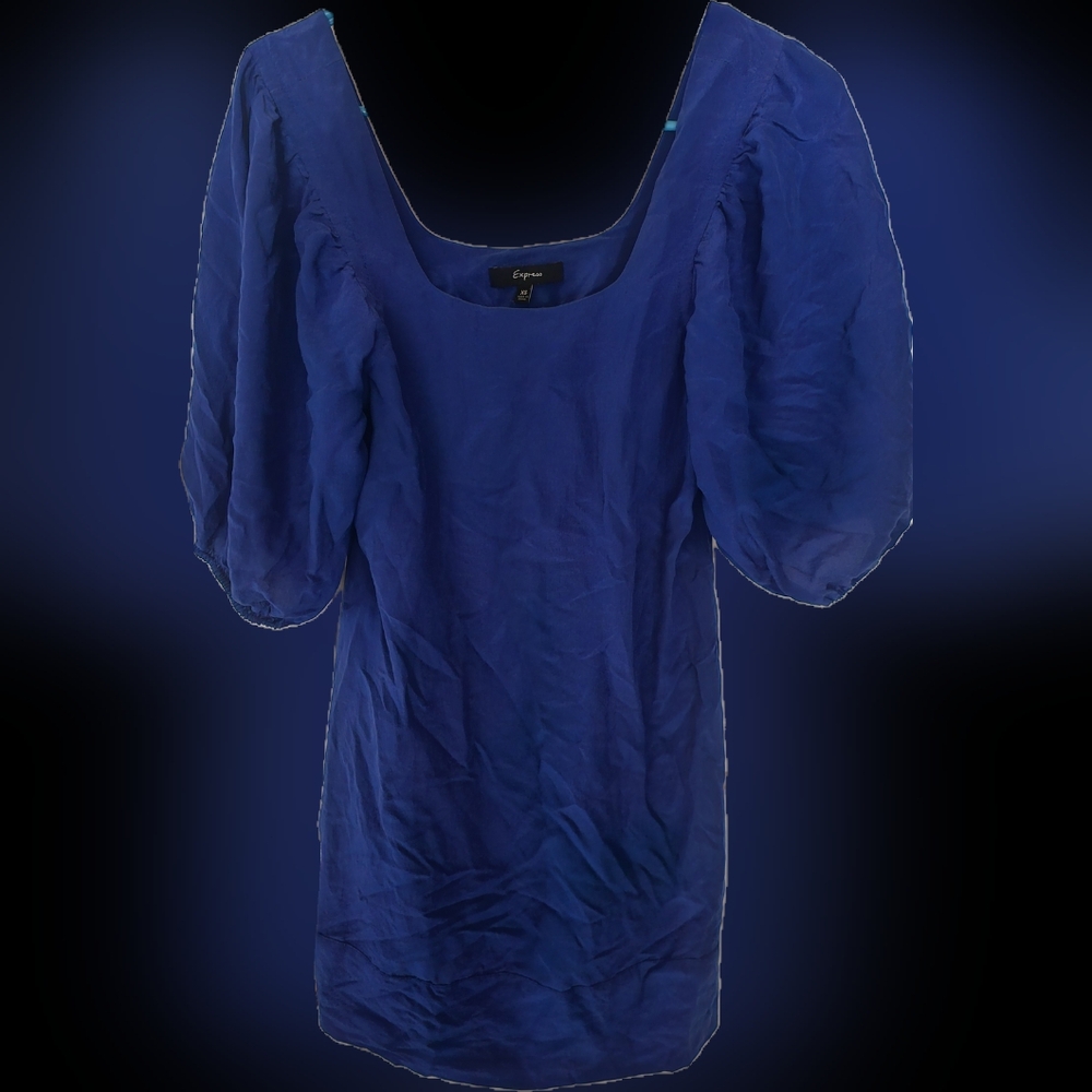 NEW 2000's 100% silk tunic/mini dress Express XS